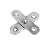 Charnière pivotante à 360 degrés en acier inoxydable for porte de meuble 56 x 15 x 2 mm