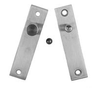 Charnière pivotante en acier inoxydable pour portes lourdes en bois, avec goupille rétractable pour un processus d'installation simplifié
