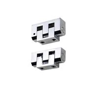 Charnière pivotante en alliage de zinc for porte d'armoire, équipement de moteur robuste, 1 pièce(Large-Bright)
