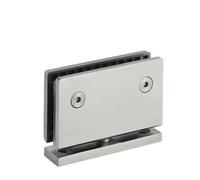 Charnière pivotante for porte en verre, rotation à 360 degrés, charnière de douche moulée sous pression, supérieure et inférieure for vitrine Charnières de Porte de Douche(Satin)