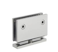 Charnière pivotante for porte en verre, rotation à 360 degrés, charnière de douche moulée sous pression, supérieure et inférieure for vitrine Charnières de Porte de Douche(Mirror polished)