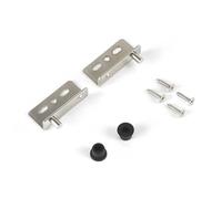 Charnière pivotante pour coin de porte robuste avec arbre dissimulé