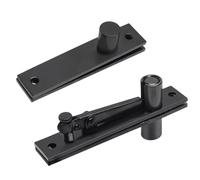 Charnière pivotante pour porte en bois 2 pièces en acier inoxydable dissimulée 360/90 degrés de rotation à 90 degrés Matériel de porte pivotante invisible
