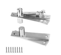 Charnière pivotante robuste, charnières de porte cachées en acier inoxydable, quincaillerie invisible for portes secrètes, bibliothèque pour Portes en Bois Fenêtres Armoires