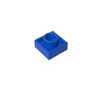 Charnière Plaque 1x1 Panneau Double Face 50 Pièces GDS-2233 Compatible avec Lego Briques de Construction Couleur:Blu 23