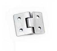 Charnière plate en acier inoxydable 304, ouverture à grand angle, for porte d'armoire, équipement de machines industrielles, 1 pièce