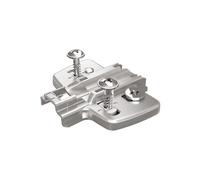 Hettich Plaque de montage croisée pour meubles 9075065 nickelée D 0 mm