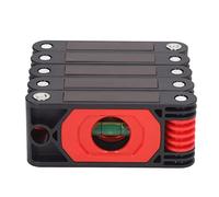 Charnière pliable, outil en bois multi-angle à 2 bulles, règle pliante, résistance ABS l avec 2 zontal 1 vertical 1 45 degrés