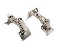 Charnière pliante à grand angle de 165 degrés for porte d'armoire, en forme de tuyau de fumée d'avion, cinq pièces de quincaillerie(135 degree ordinary hinge)