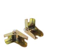 Charnière pliante à verrouillage Lot de 4 charnières pliantes à 90 degrés en fer, verrouillables, for rallonge table, chaise, pied lit, pliables