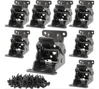 charniere pliante autobloquante Lot de 8 pieds table pliables avec charnières verrouillables et support d'extension vis for lit