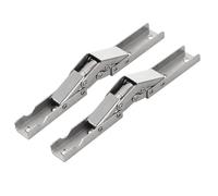 Charnière pliante verrouillable Lot de 2 charnières pliantes autobloquantes à 90/180 degrés, supports pliants en acier, pieds table, charnière cachée, support d'extension plat