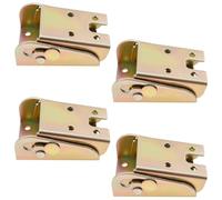 Charnière pliante verrouillable Lot de 4 charnières pliantes autobloquantes à 90 degrés avec verrouillage for pieds table, tables travail, buanderie, garage, bateaux, lits, meubles