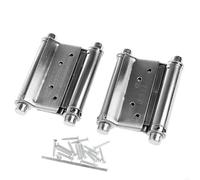 Charniere Porte Charnière à ressort Double Action en acier inoxydable de 3 pouces, 2 pièces, balançoire porte salon et café 95AA