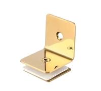 Charnière Porte Douche Charnière de porte en verre sans cadre acier inoxydable, pince salle bain à 90 degrés, pliante for, charnières(Color 8)