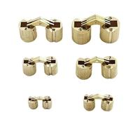 Charniere Porte Placard 8/10/12/14/16/18mm Cuivre Baril Charnières Cylindrique Caché Cabinet Invisible En Laiton Mont for Le Matériel De Meubles(8mm)