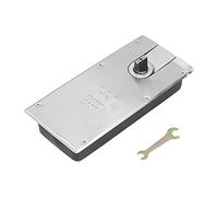 Charnière Porte Placard 90 Degrés, Fermeture à Ressort Central, Inox 110KG - Contrôle Doux 2 Vitesses, Protection Feu et Choc Électrique, Pour Portes Vitrées Cadres