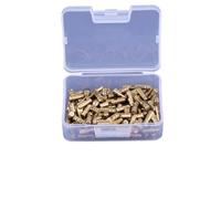 Charniere Porte Placard Charnières de baril dissimulées en laiton, 100 pièces, boîtes à bijoux bois, charnière meuble Invisible cachée 4x20mm avec boîte rangement