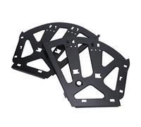 Charnière pour meuble à chaussures, charnière pour tiroir, acier laminé à froid, 3 couches, cadre pour porte-chaussures, meuble tournant, Charnière de porte d'armoire, noir