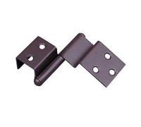Charnière profil de porte droite marron - à l'unité