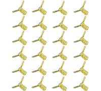 Charnière Quadrant en fer 0.7mm, multicolore à 90 degrés, plusieurs tailles for bijoux, boîte à vin, humidificateur(Onecolor,22 23mm)