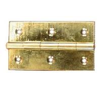 Charnière rectangulaire hauteur 69mm 40x20mm laiton poli - MONIN - 691050