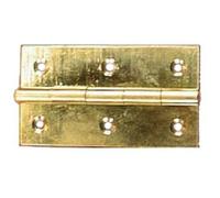 Charnière rectangulaire laiton poli 69/50x30 mm - MONIN - 0691080