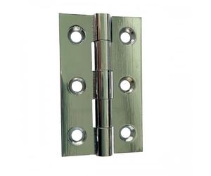 Charnière rectangulaire laiton chromé 40X25mm BRICOZOR