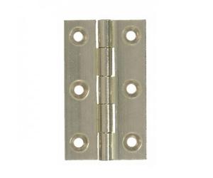 Charnière rectangulaire laiton poli étiré 50 x 30 mm MOD