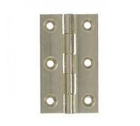 Charnière rectangulaire laiton poli étiré 80 x 80 mm MOD