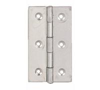 Charnière rectangulaire simple feuille 50X30mm X25 BRICOZOR