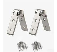 Charnière relevable inox vitre sans cadre | Convient aux fenêtres de balcon et aux portes d'armoires en verre sans cadre(4 holes 2pcs)