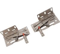 Charnière ? ressort ? ciseaux 45 degr?s acier froid nickelage armoire d'amortissement hydraulique pour meubles