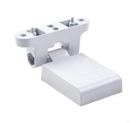 Charnière robuste en PVC pour portes françaises gauches et droites - blanc