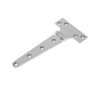 Charnière robuste en T pour porte de placard 20,3 x 9,8 x 0,5 cm, argenté, 20,3 x 9,8 x 0,5 cm