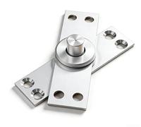 Charnière rotative à 360 degrés en acier inoxydable pour un soutien solide sur les portes en bois, armoires et cloisons créatives (95 mm)