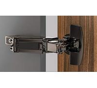 Charnière invisible à visser 165° Sensys 8657i - Obsidien - E 52 mm - C 9,5 mm HETTICH