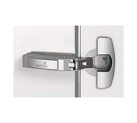 Charnière sensys porte fine 8646i amortie - Fixation:Manchon à expansion - Décor:Nickelé - Montage:En demi-applique - Version:TH58 - Entraxe:52 mm - Conditionnement:50 - HETTICH