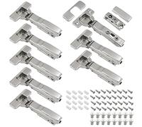 Charnière Softclose compatible avec IKEA UTRUSTA, 110 et METOD cuisine avec amortisseur intégré - incluant le guide de montage (lot de 8)