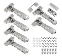Charnière Softclose compatible avec IKEA UTRUSTA, 110 et METOD cuisine avec amortisseur intégré - Lot de 6 pièces avec notice de montage