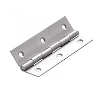 Charnière universelle inox pour meuble, L.100 x l.50 mm