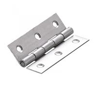 Charnière universelle inox pour meuble, L.70 x l.40 mm