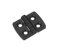 Charnières à billes, charnière carrée en acier inoxydable for porte de placard, plastique noir 40x30mm (1 pièce)(1PC)