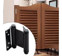 Charnières à double action en acier inoxydable avec mécanisme à ressort réglable pour porte à deux voies Installation intérieure ou extérieure (7,6 cm)