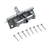 Charnières à Ressort Charnière de fermeture de porte en acier laminé à froid, charnière à ressort auto-conception, for la maison(Silver)