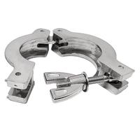 Charnières à serrage rapide à bride KF en acier inoxydable 304, Joint de serrage for tuyau à vide, paquet de 2 colliers de serrage à écrou(KF50)