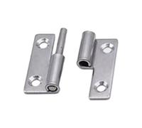 CharnièRes Amovibles Charnière détachable en acier inoxydable, 4 pièces, Joint coulissant, drapeau, charnières de levage, porte détachable(2 inch left)