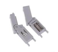 Charnières anti-poussière pour platine vinyle Technique SL-J110R SL-JS17 | Construction en plastique et métal, ouverture lisse, installation facile, couleur grise, lot de 2