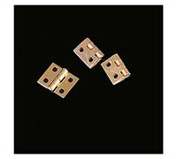 Charnières bout à, charnière de porte, moraillons loquet, 20 pcs/lot charnières d'armoire en laiton plaqué Mini petit bijoux décoratifs boîte bois meubles essories