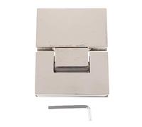 Charnières bout à, charnière de porte, moraillons loquet, en verre 180 degrés, armoire vitrine, pince d'armoire, douche - 3, 8, x 11,2 cm(2)